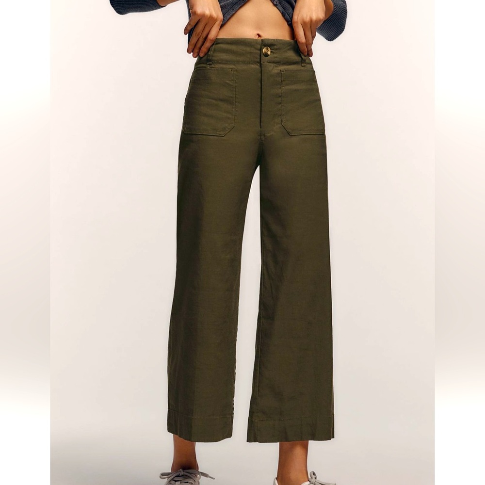 MAEVE COLETTE PANTS ANTHROPOLOGIE. Sz. 28. ARMY GREEN.
